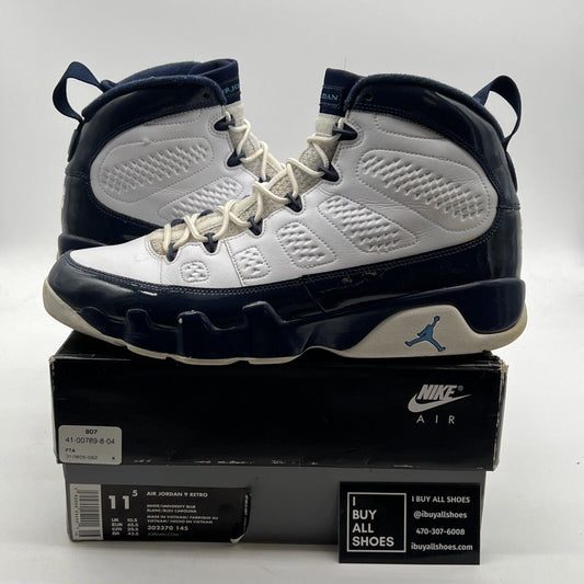 Size 11.5 - Air Jordan 9 Retro UNC (302370-145)