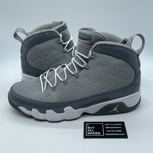 Size 13 - Air Jordan 9 Retro 2012 Cool Grey Suede Leather (302370-015)