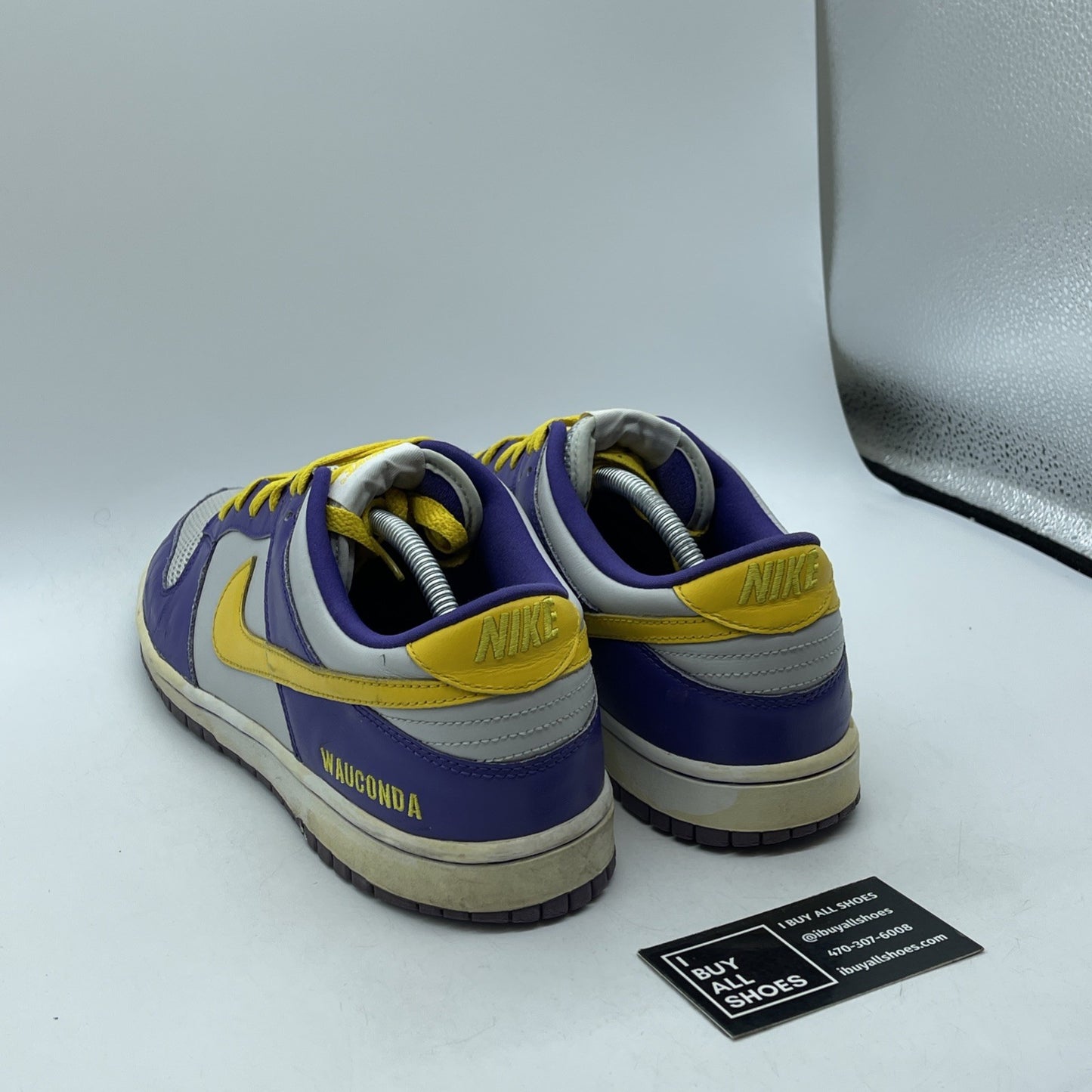 Size 11.5 - Nike Dunk Low Premium iD Purple Grey Suede Leather (316143-991)