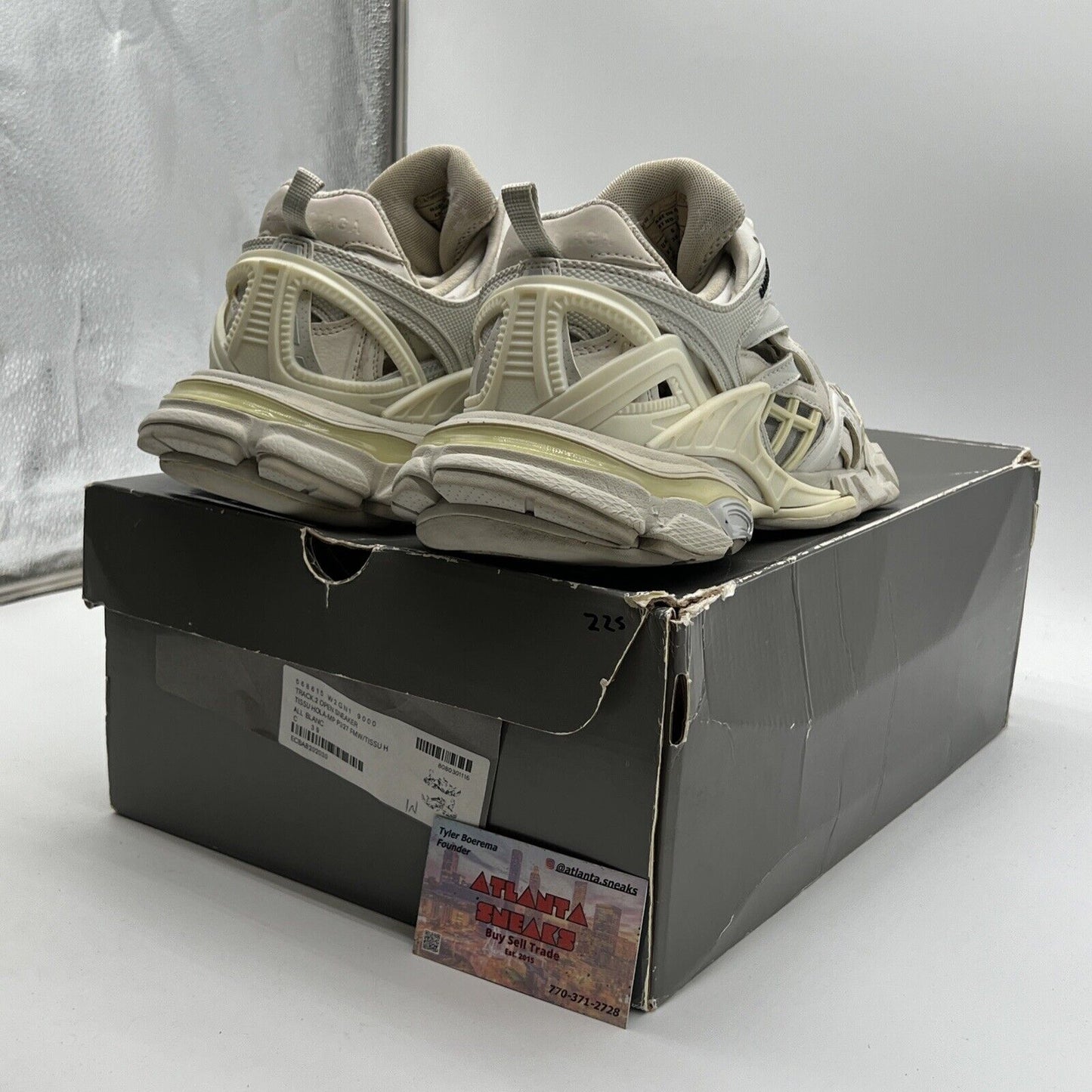 Size 9 - Balenciaga Track.2 Trainer Beige W