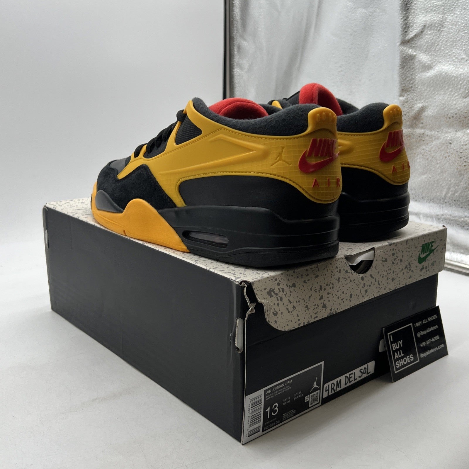 Size 13 - Air Jordan 4 RM Bruce Lee (FQ7939-007)