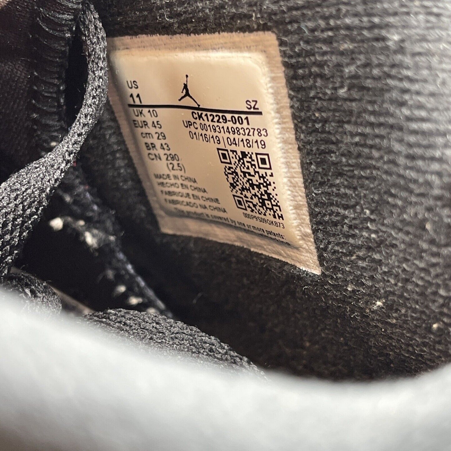 Size 11 - Paris Saint-Germain x Air Jordan 6 Retro Iron Grey Black (CK1229-001)