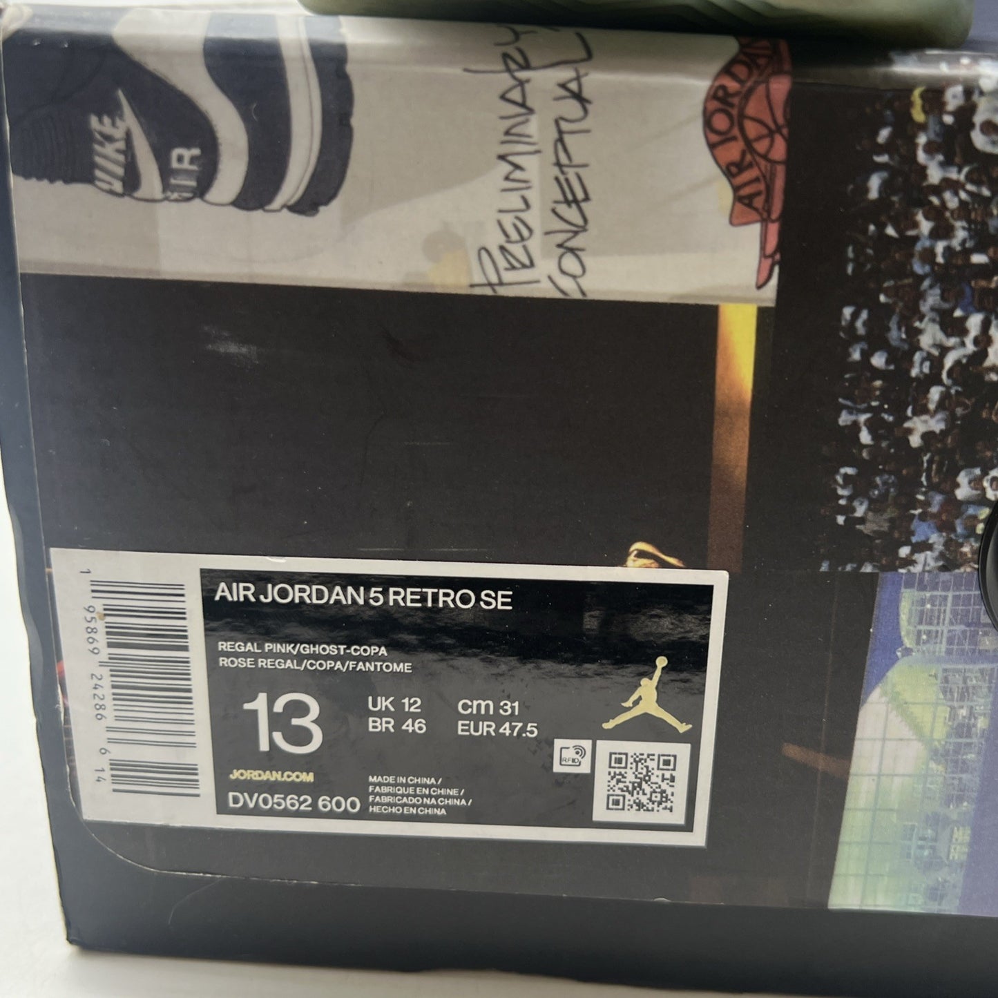Size 13 - Air Jordan 5 Easter 2022 (DV0562-600)