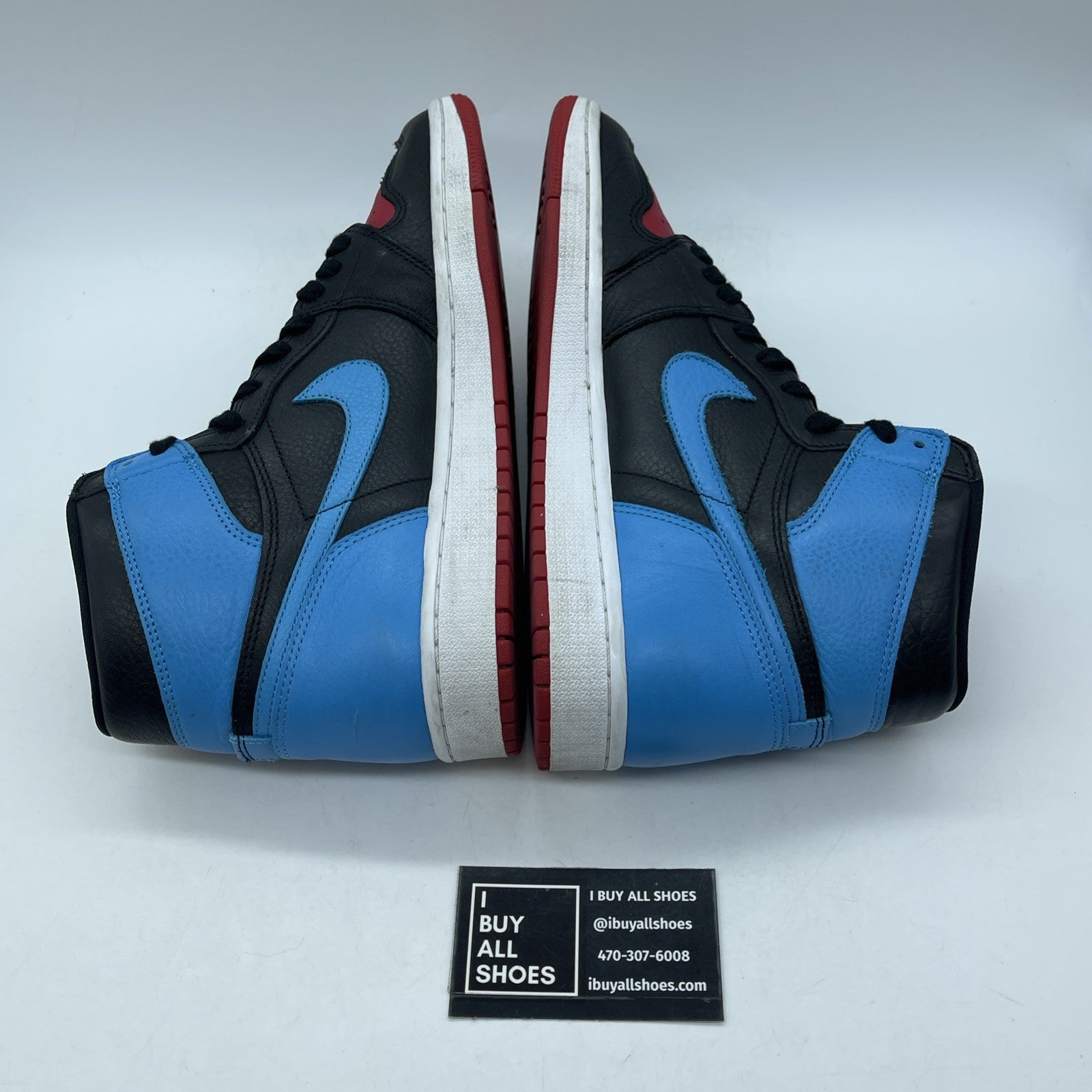 Size 11.5 - Jordan 1 High OG UNC To Chicago 2020 Blue Red Leather (CD0461-046)