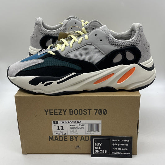 Size 12 - adidas Yeezy Boost 700 Low Wave Runner Black Grey (B75571)