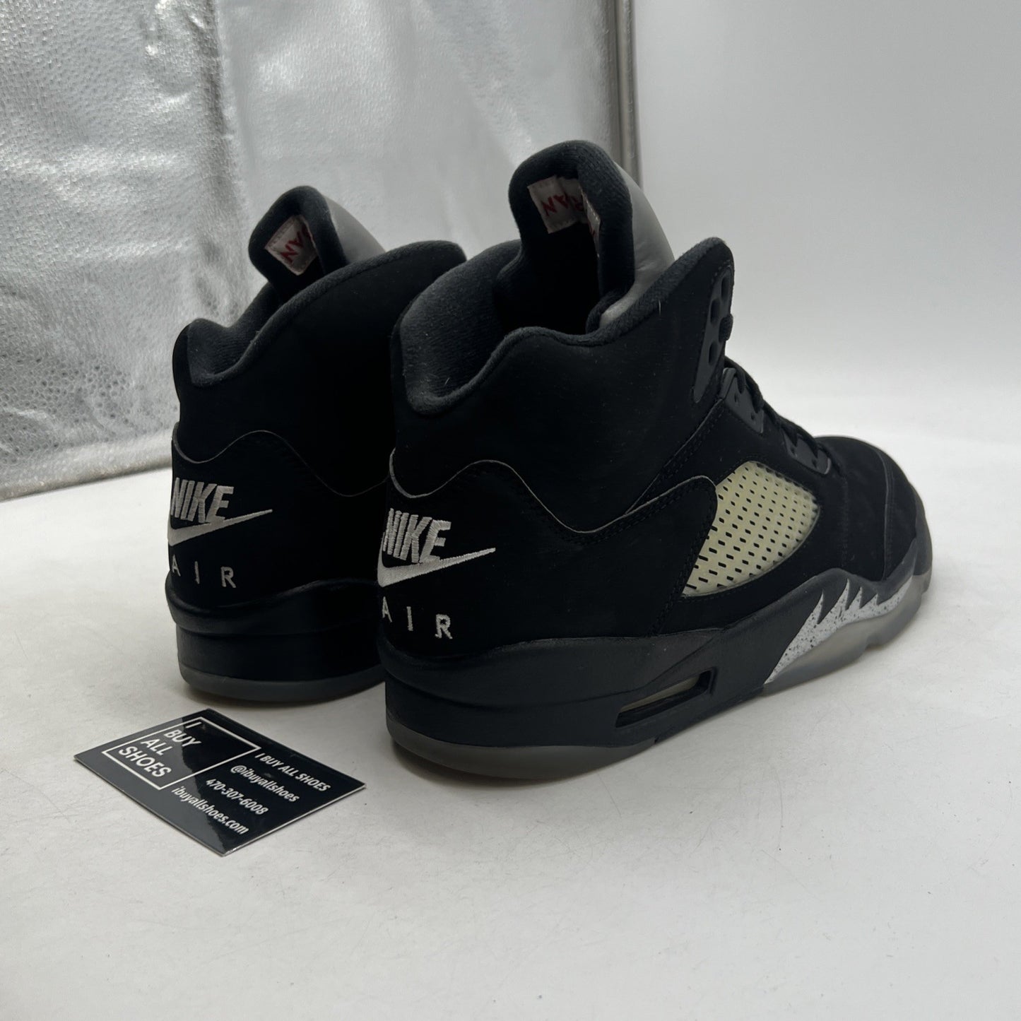 Size 9 - Air Jordan 5 OG Mid Metallic Silver (845035-003)