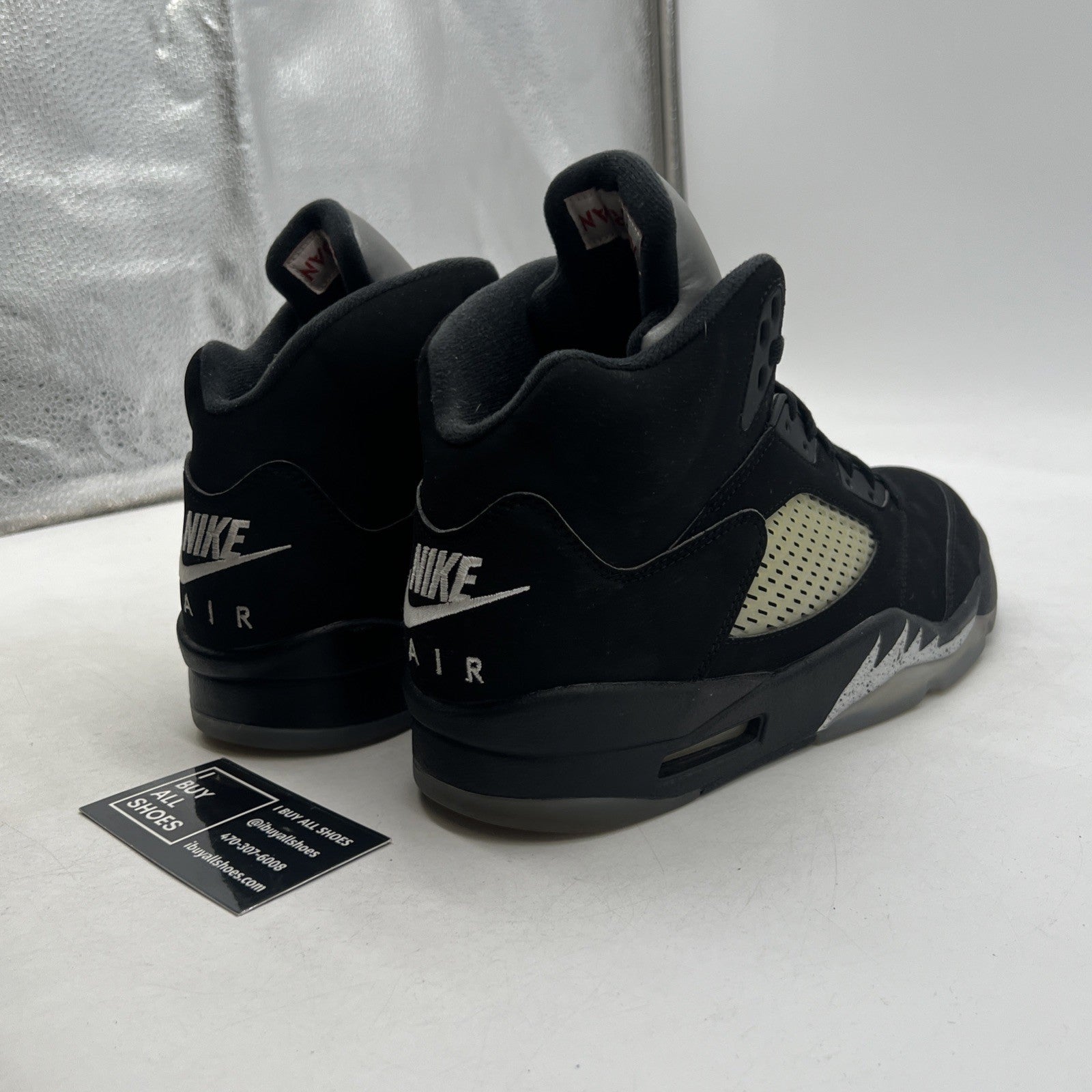 Size 9 - Air Jordan 5 OG Mid Metallic Silver (845035-003)