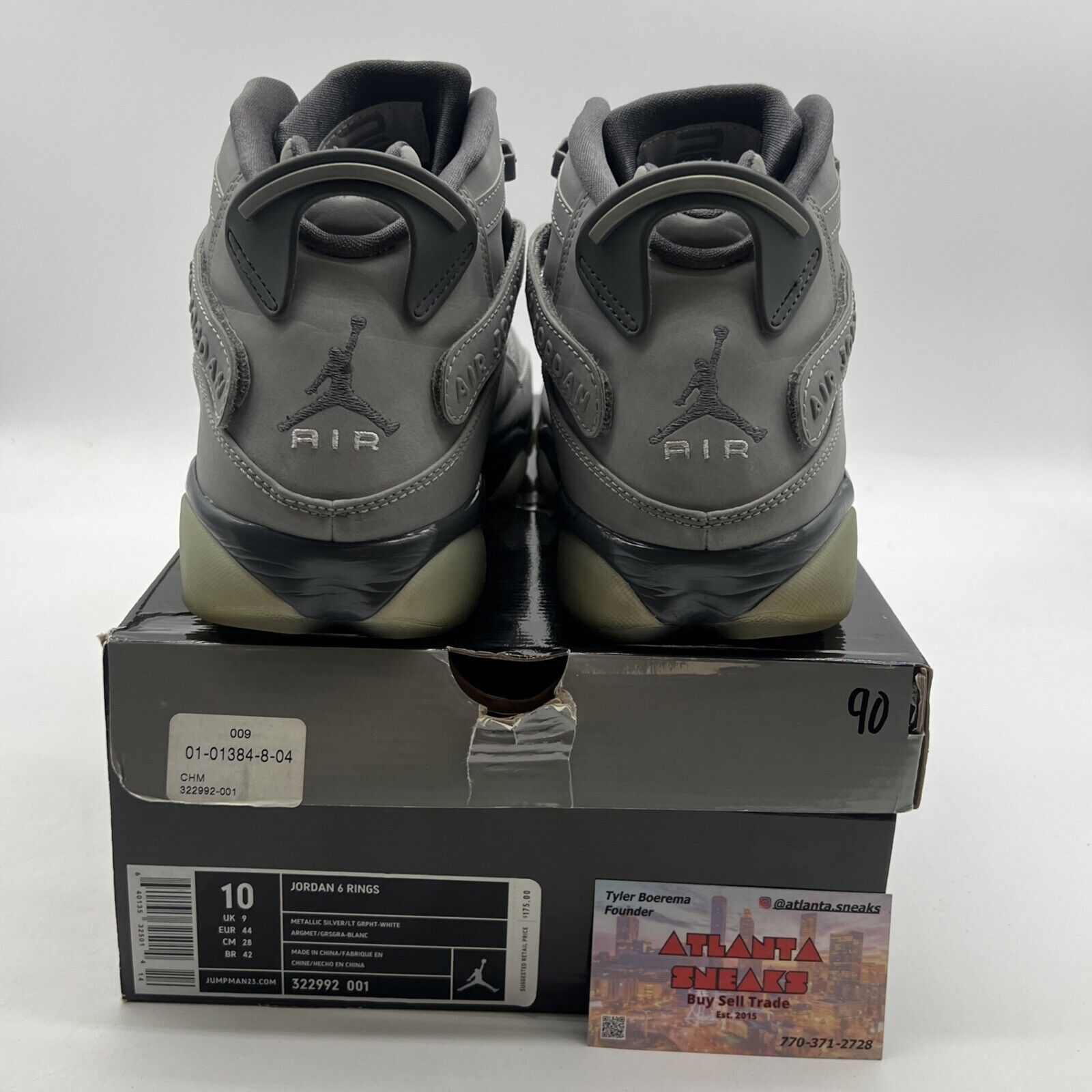 Size 10 - Air Jordan 6 Rings 3M - (322992-001)
