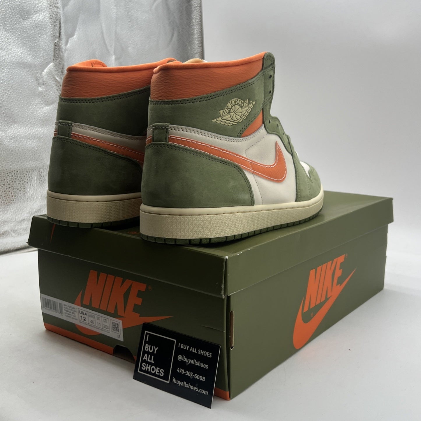 Size 12 - Air Jordan 1 Retro OG Craft High Celadon (FB9934-300)