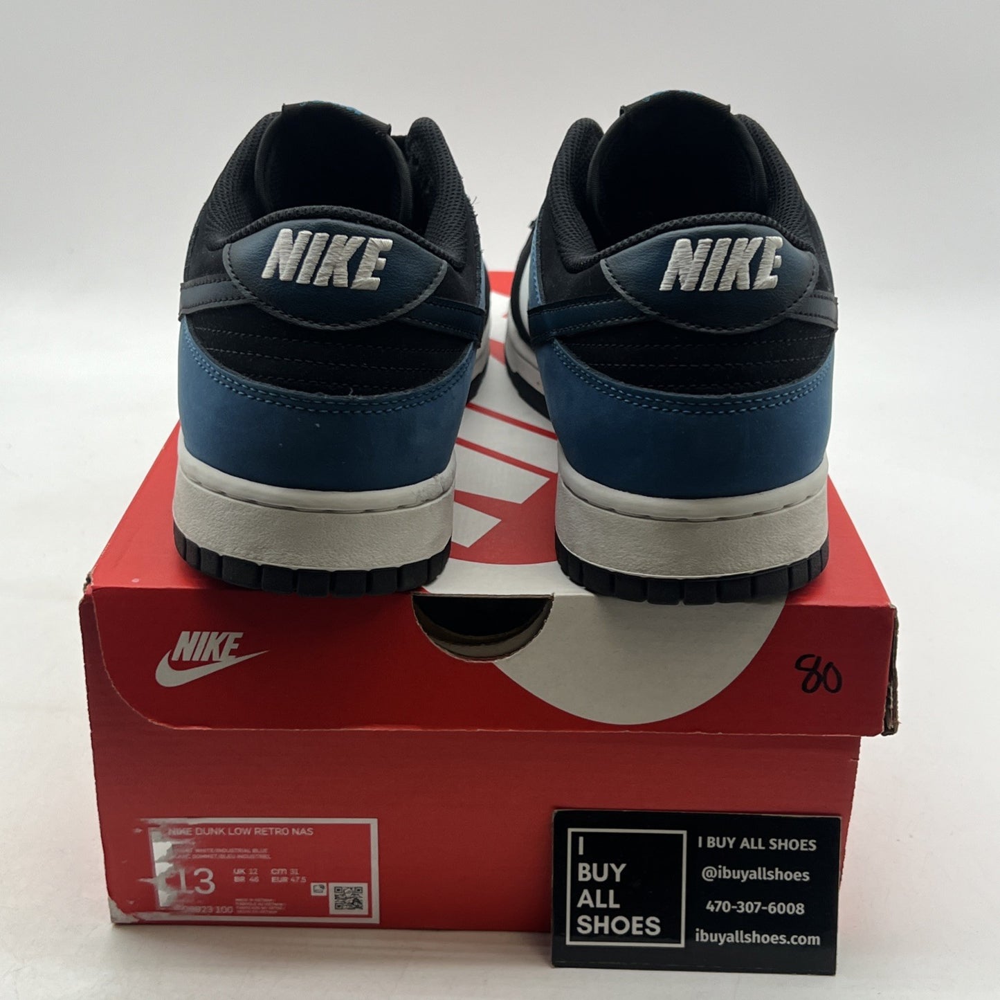 Size 13 - Nike Dunk Low Airbrush - Industrial Blue (FD6923-100)