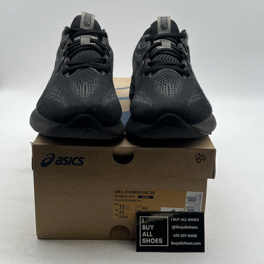 Size 11.5 - Asics Gel Cumulus 25 Black Gunmetal (1011B621-003)