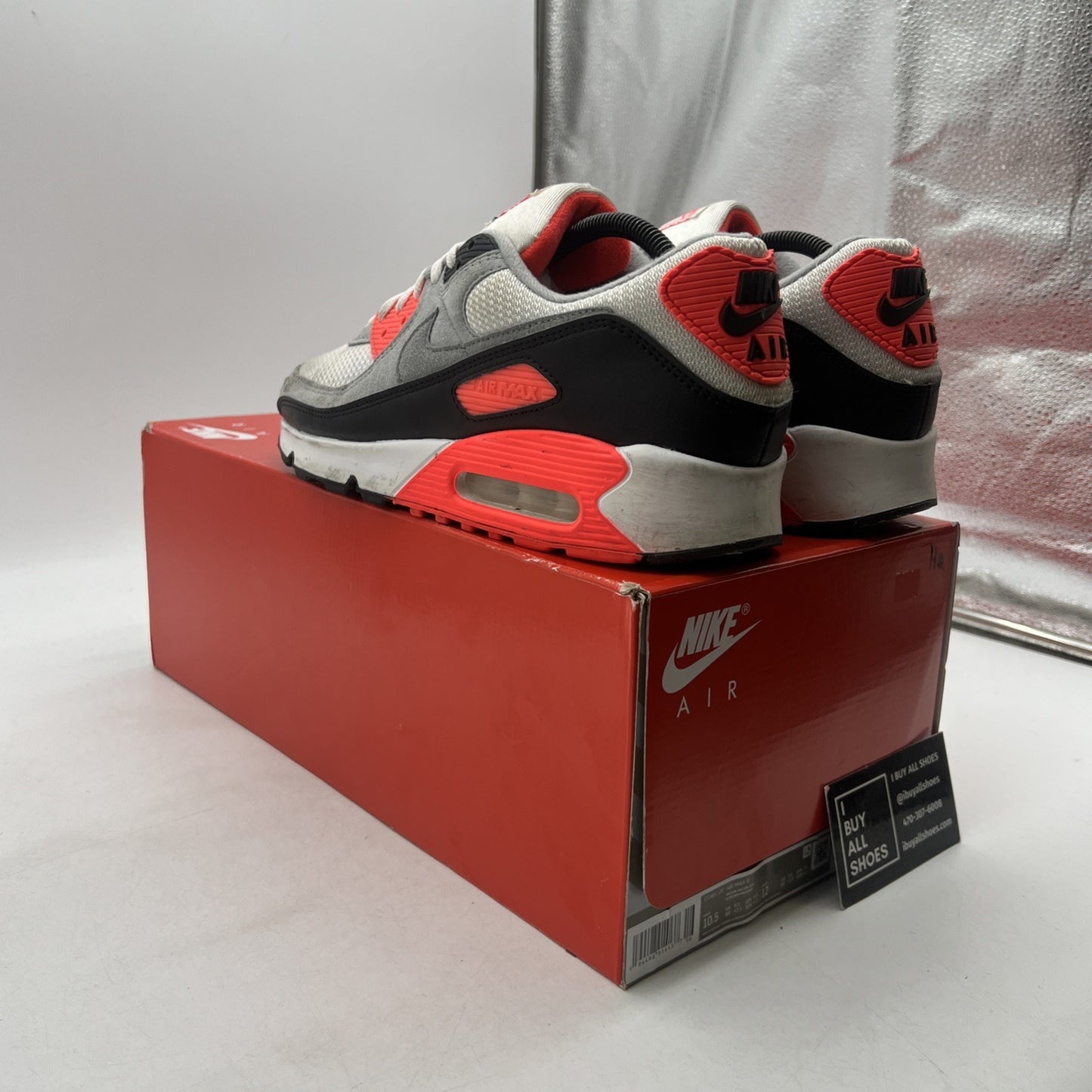 Size 10.5 - Nike Air Max 90 2020 Infrared (CT1685-100)