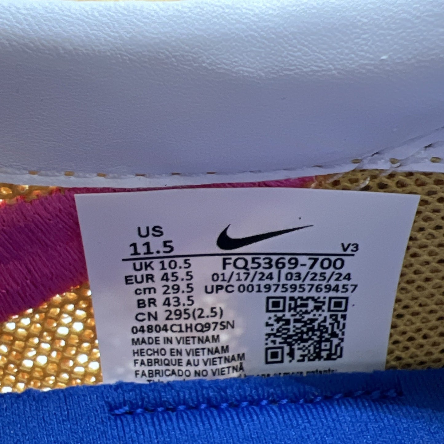 Size 11.5 - Nike Stussy x LD 1000 SP Sanded Gold (FQ5369-700)