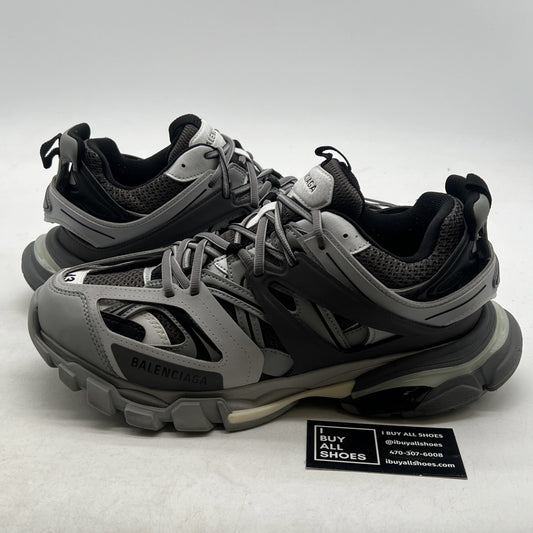 Size 43 (10 US)- Balenciaga Track LED Sneaker ' Silver Grey '