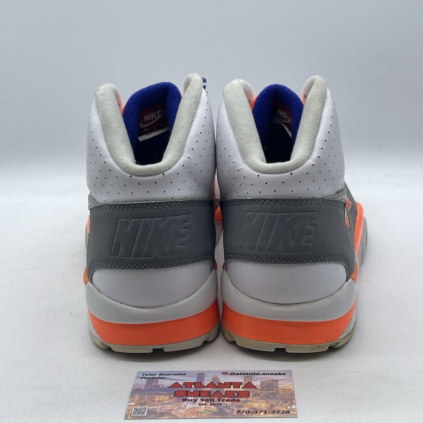 Size 10 - Nike Air Trainer SC Bo Jackson Orange Gray Blue Leather (302346-106)