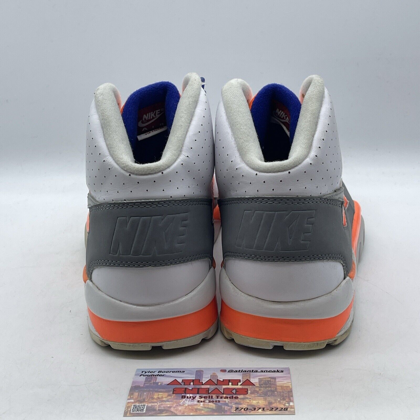 Size 10 - Nike Air Trainer SC Bo Jackson Orange Gray Blue Leather (302346-106)