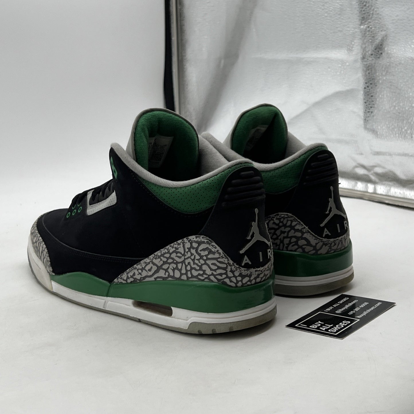 Size 11.5 - Air Jordan 3 Retro Mid Pine Green (CT8532-030)