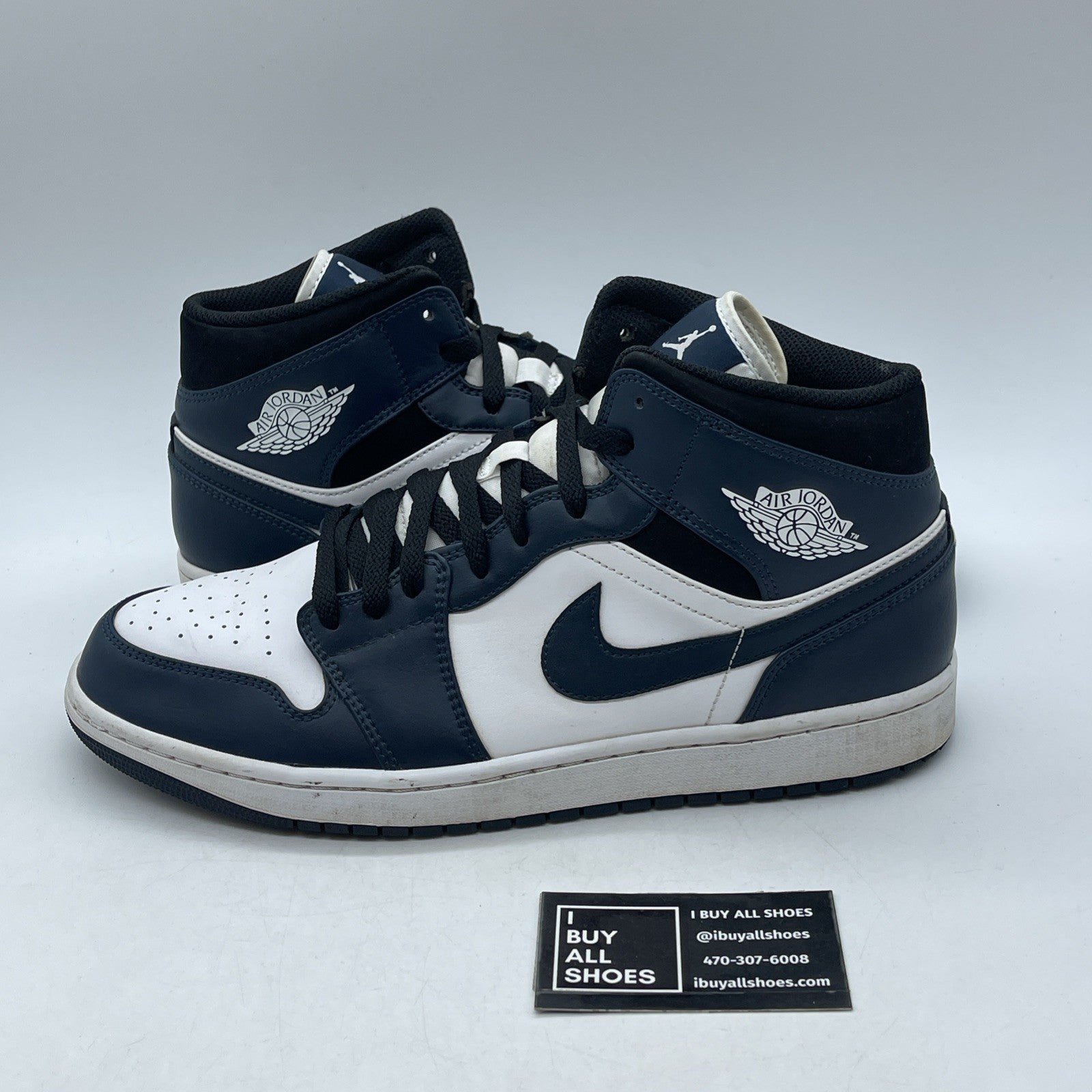 Size 12 - Air Jordan 1 Mid Armory Navy (554724-411)