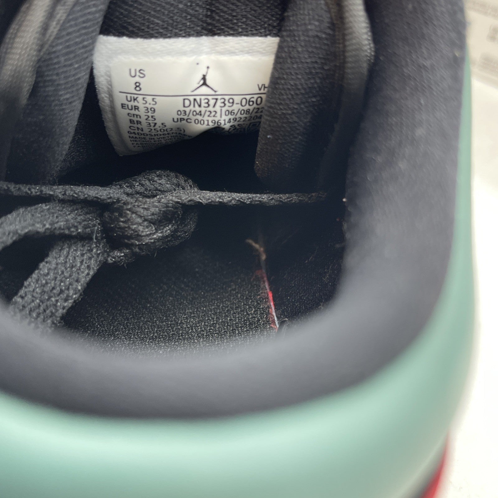 Size 8W - Air Jordan 1 SE Low Black Multi-Color (DN2739-060)
