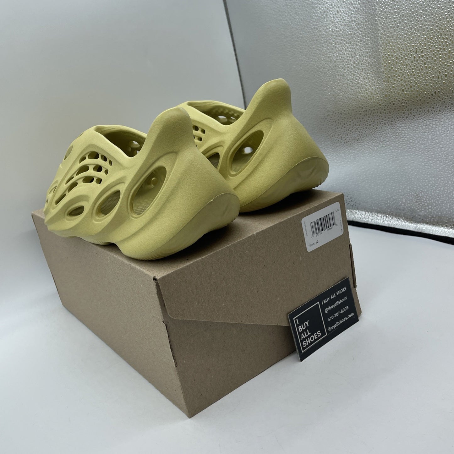 Size 10 - Adidas Yeezy Foam Runner Sulfur Yellow  (GV6775)