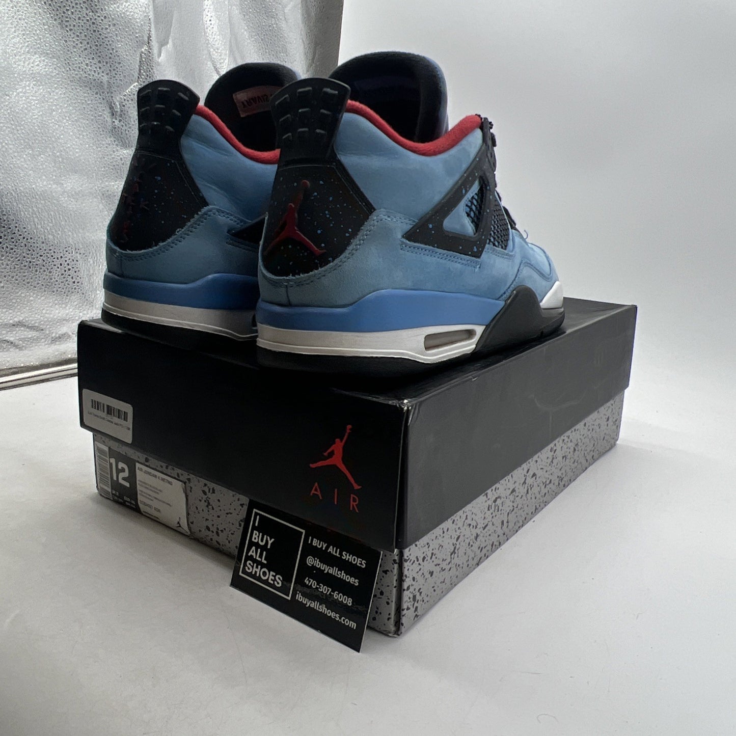 Size 12 - Air Jordan 4 Retro x Travis Scott Mid Cactus Jack (308497-406)