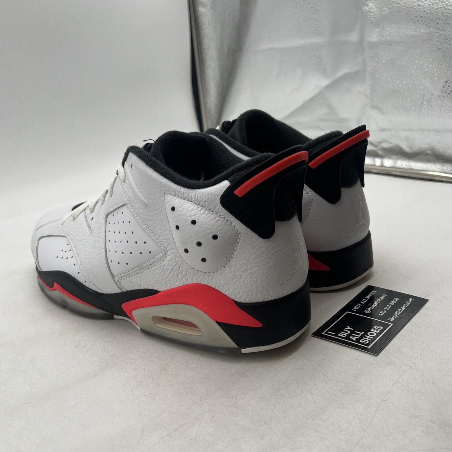 Size 14 - Air Jordan 6 Low White Infrared (304401-123)