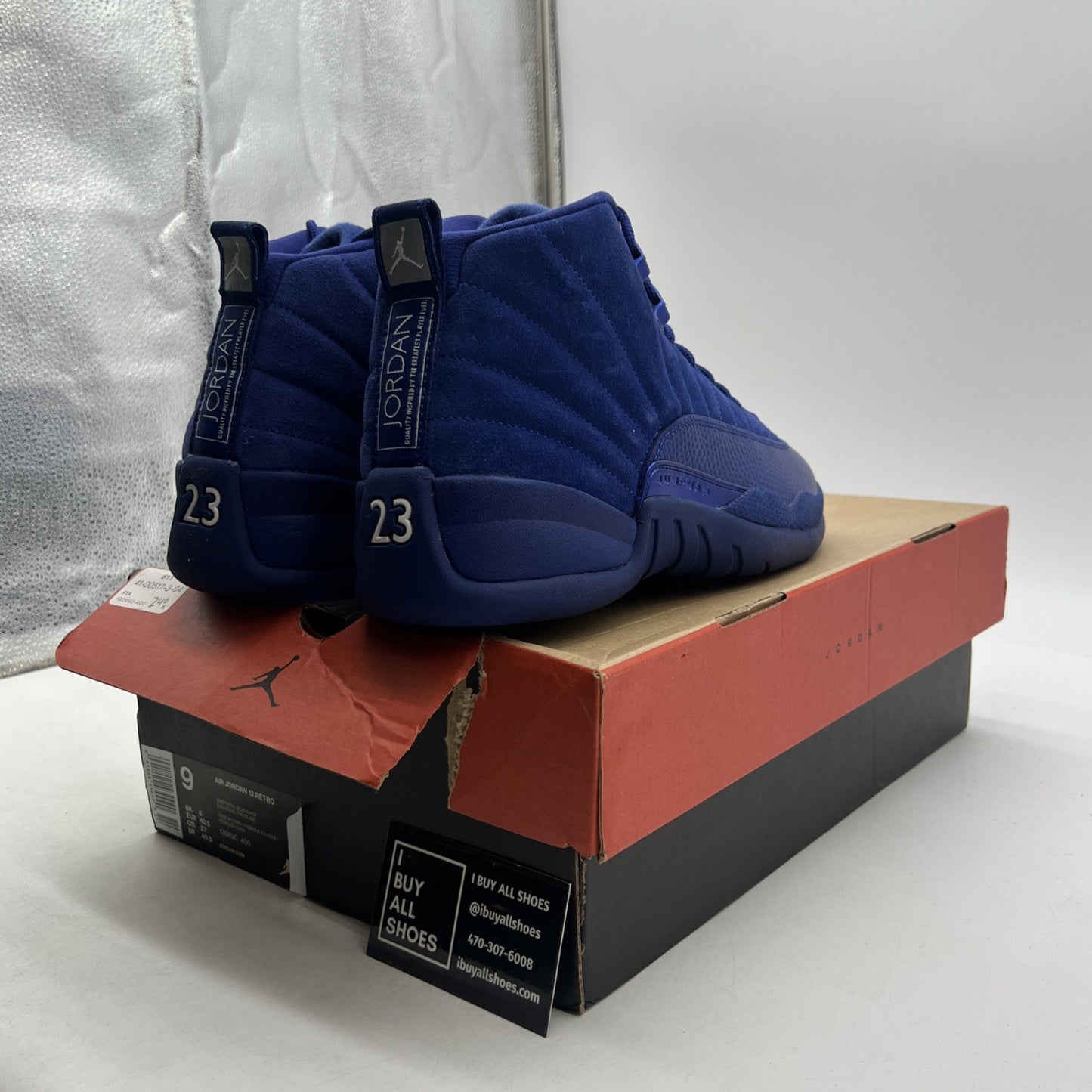 Size 9 - Air Jordan 12 Retro Deep Royal (130690-400)