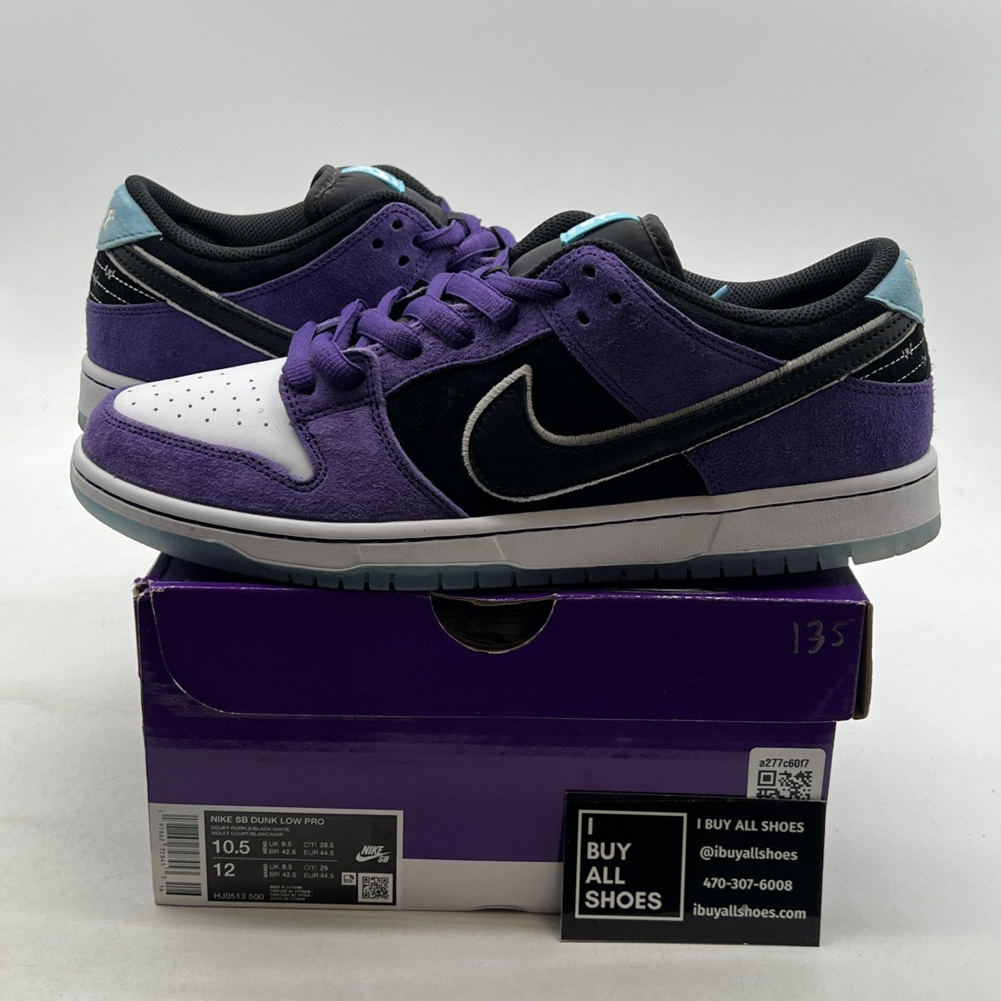 Size 10.5 - Nike Hayley Wilson x Dunk SB Low Court Purple (HJ0513-500)