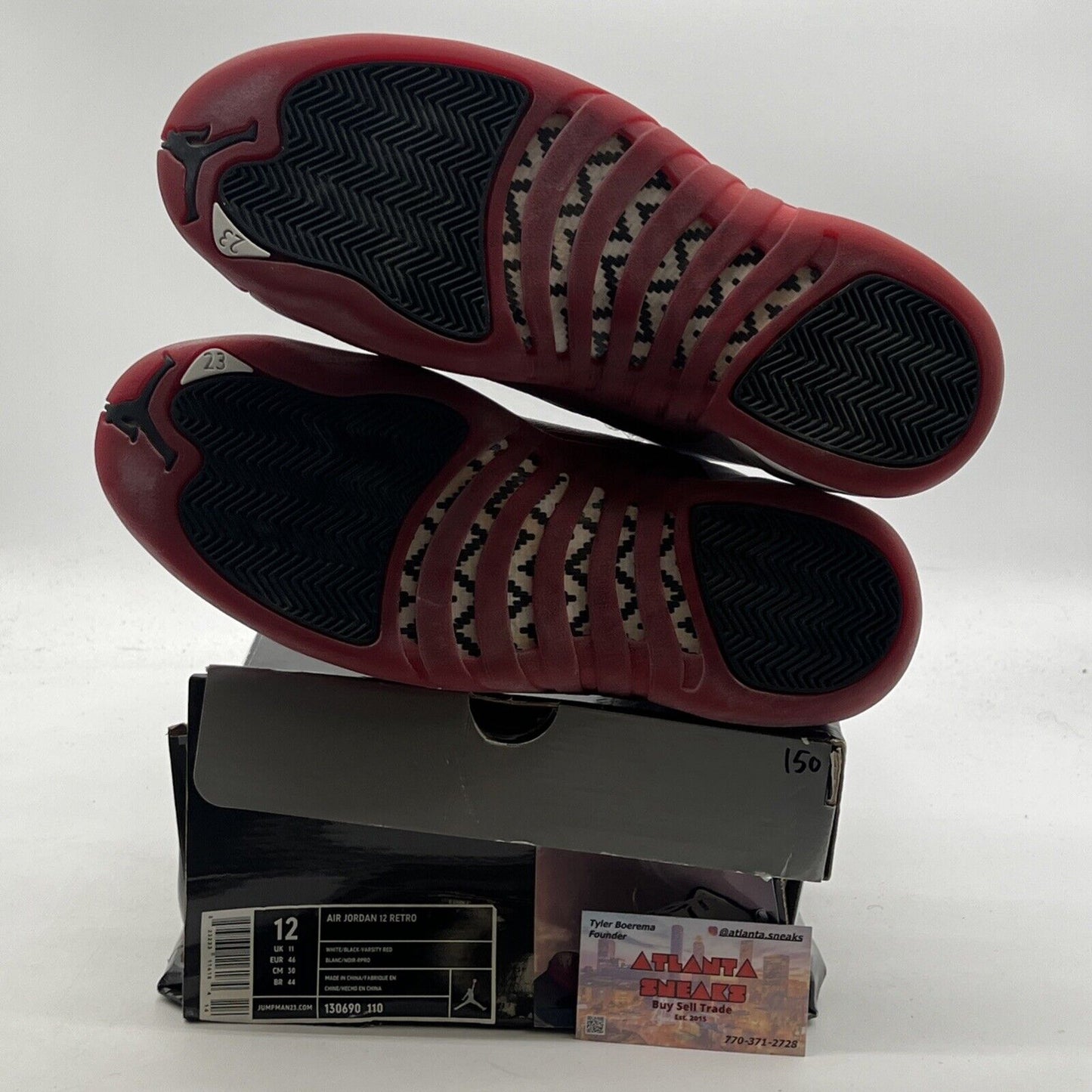 Size 12 - Air Jordan 12 Retro 2009 Cherry (130690-110)