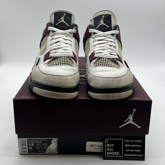 Size 11.5 - Air Jordan 4 Retro x Paris Saint-Germain Bordeaux (CZ5624-100)