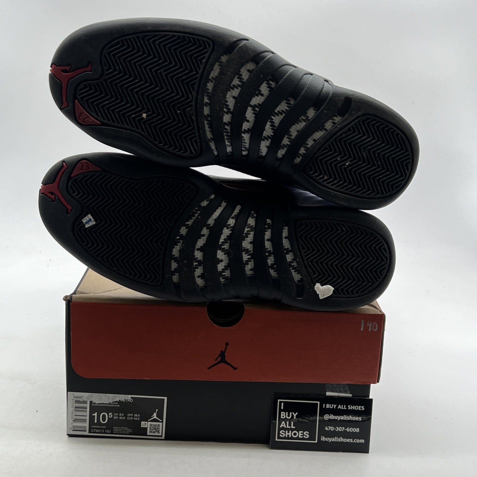 Size 10.5 - Air Jordan 12 Retro Taxi Flip (CT8013-162)