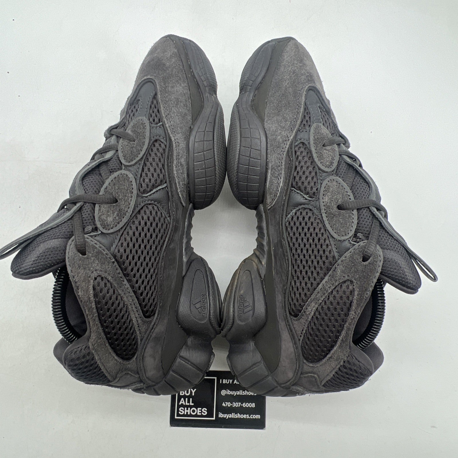 Size 9 - adidas Yeezy 500 Low Utility Black (F36640)