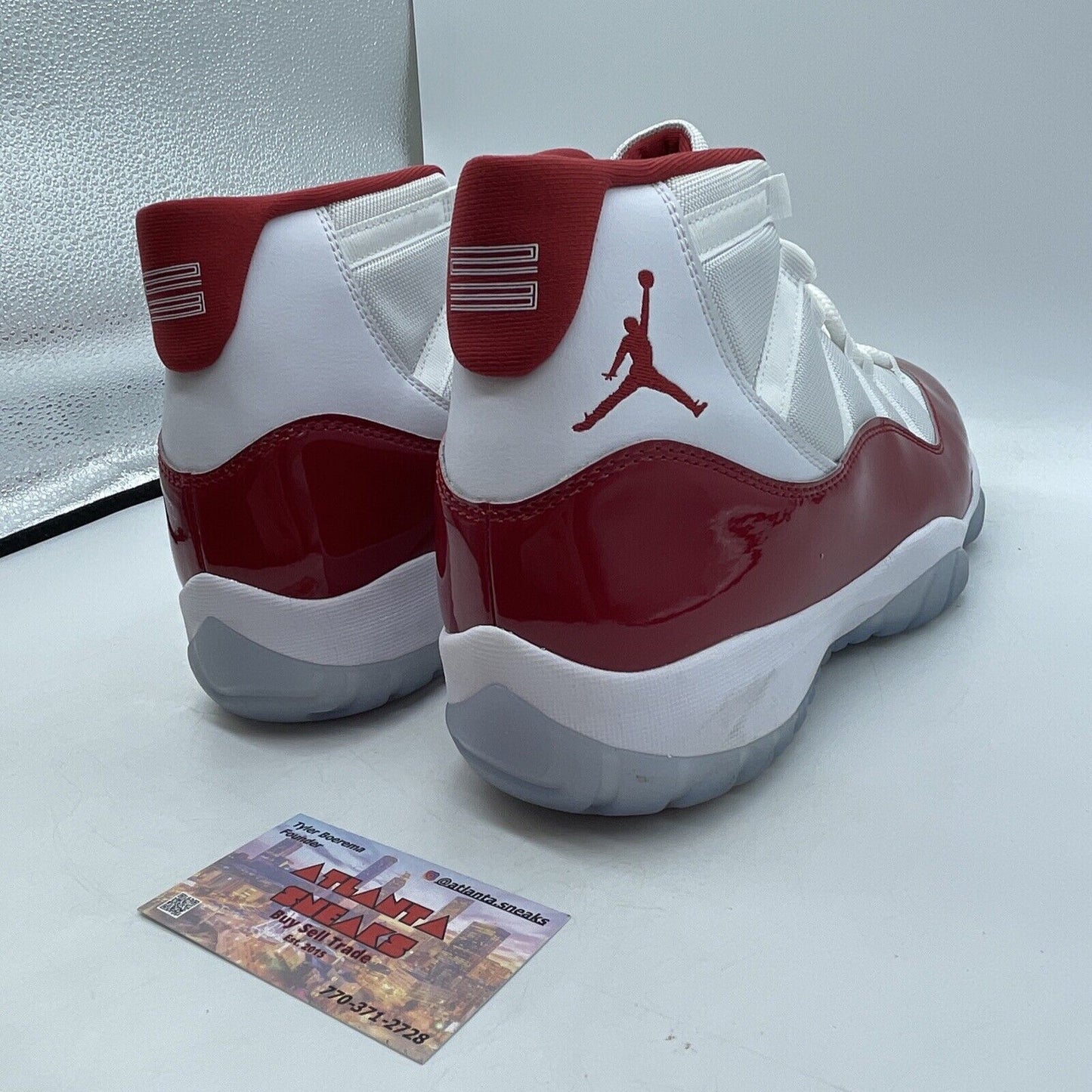 Size 11.5 - Jordan 11 Retro High Cherry White Red Leather (CT8012-116)