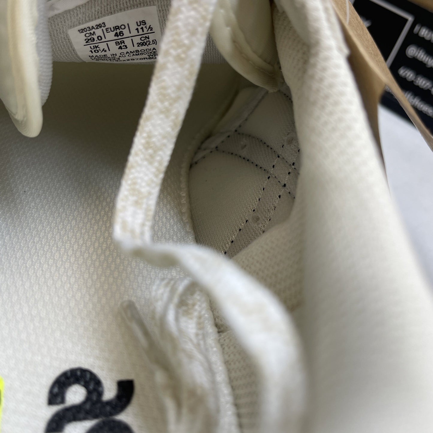 Size 11.5 - Asics Tiger Runner 2 Cream Midnight (1203A293-100)