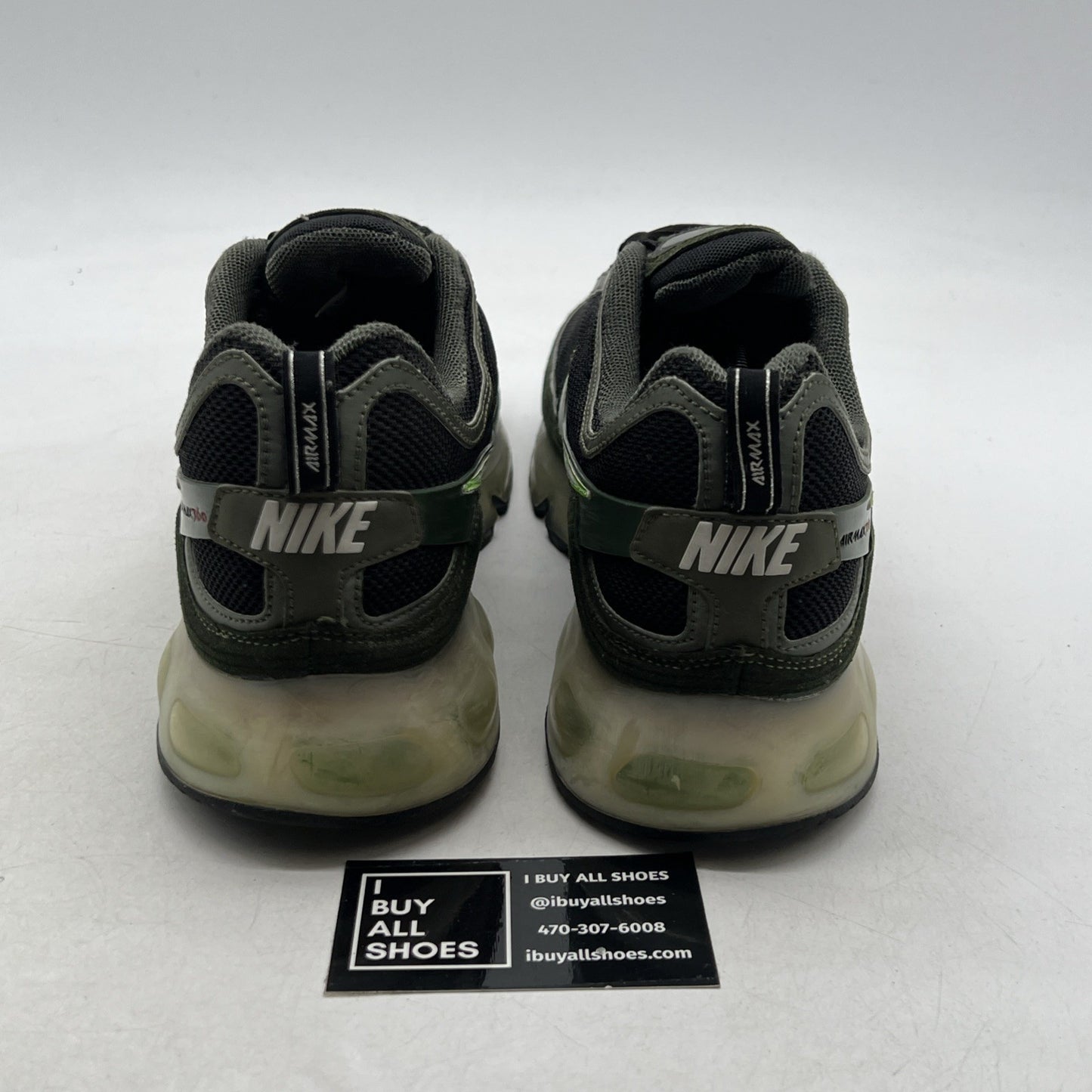 Size 13 - Nike Air Max 360 II Black Army Olive (315380-011)