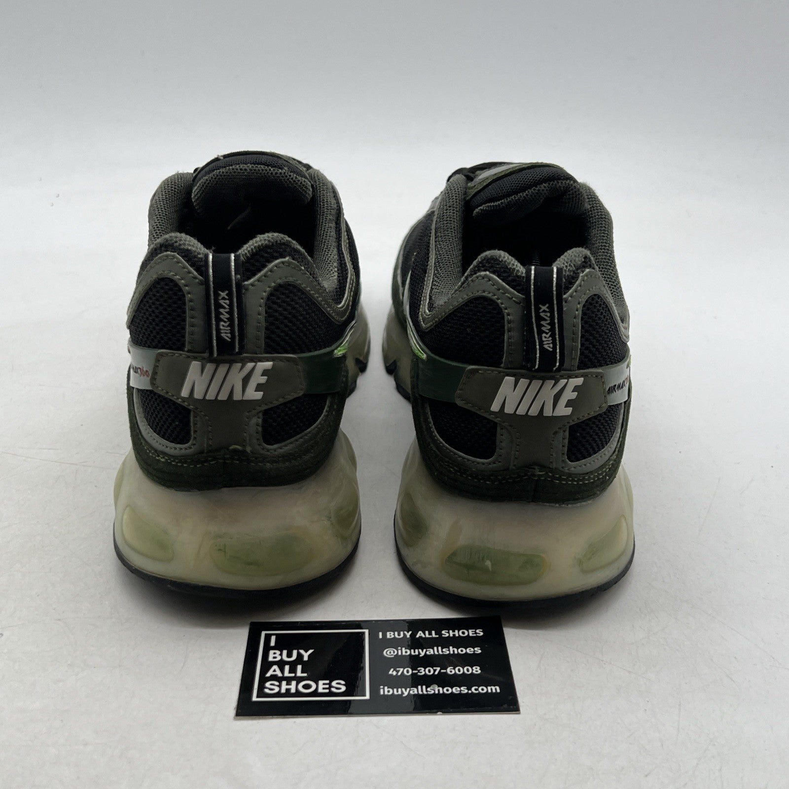 Size 13 - Nike Air Max 360 II Black Army Olive (315380-011)