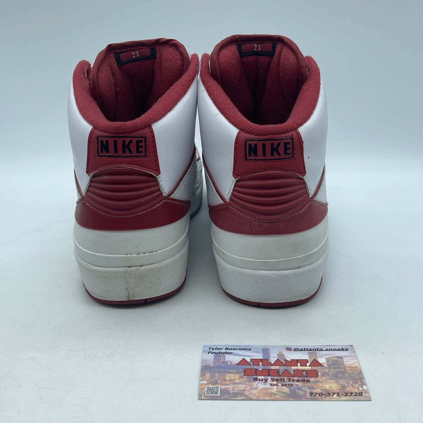 Size 9 - Air Jordan 2 Retro Chicago Home White Red Leather (385475-102)