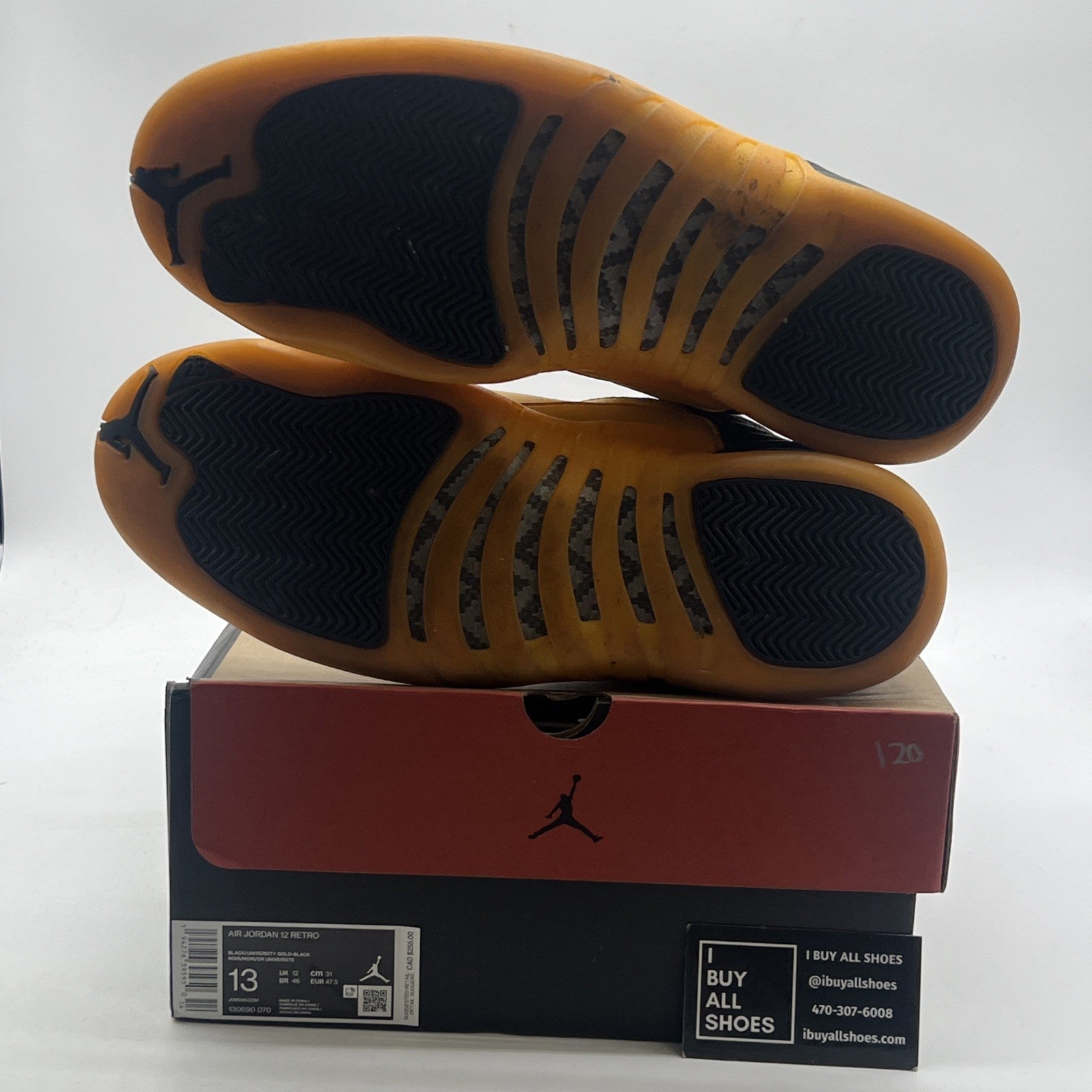 Size 13 - Air Jordan 12 Retro University Gold 2020 (130690-070)