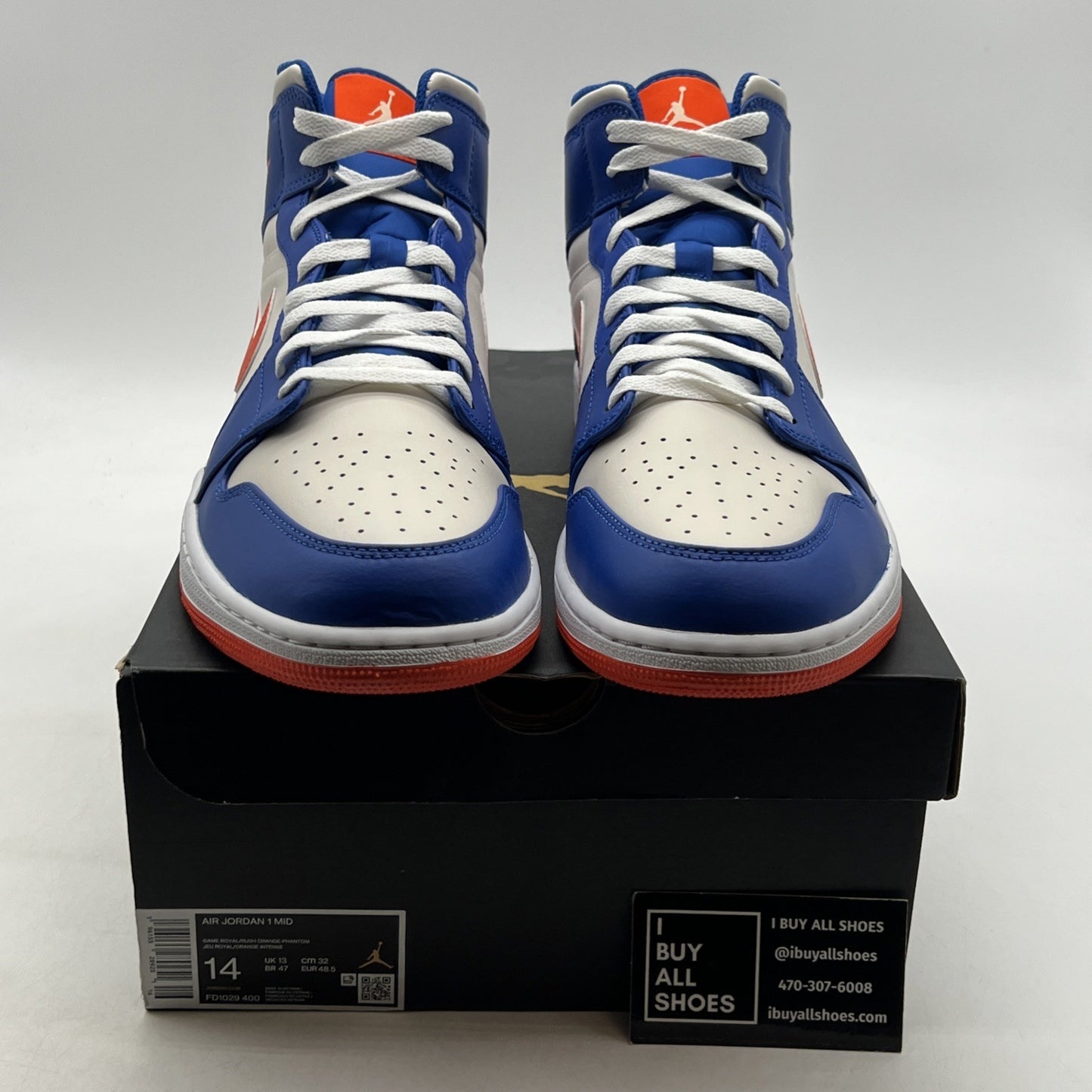 Size 14 - Air Jordan 1 Mid Knicks 2023 (FD1029-400)