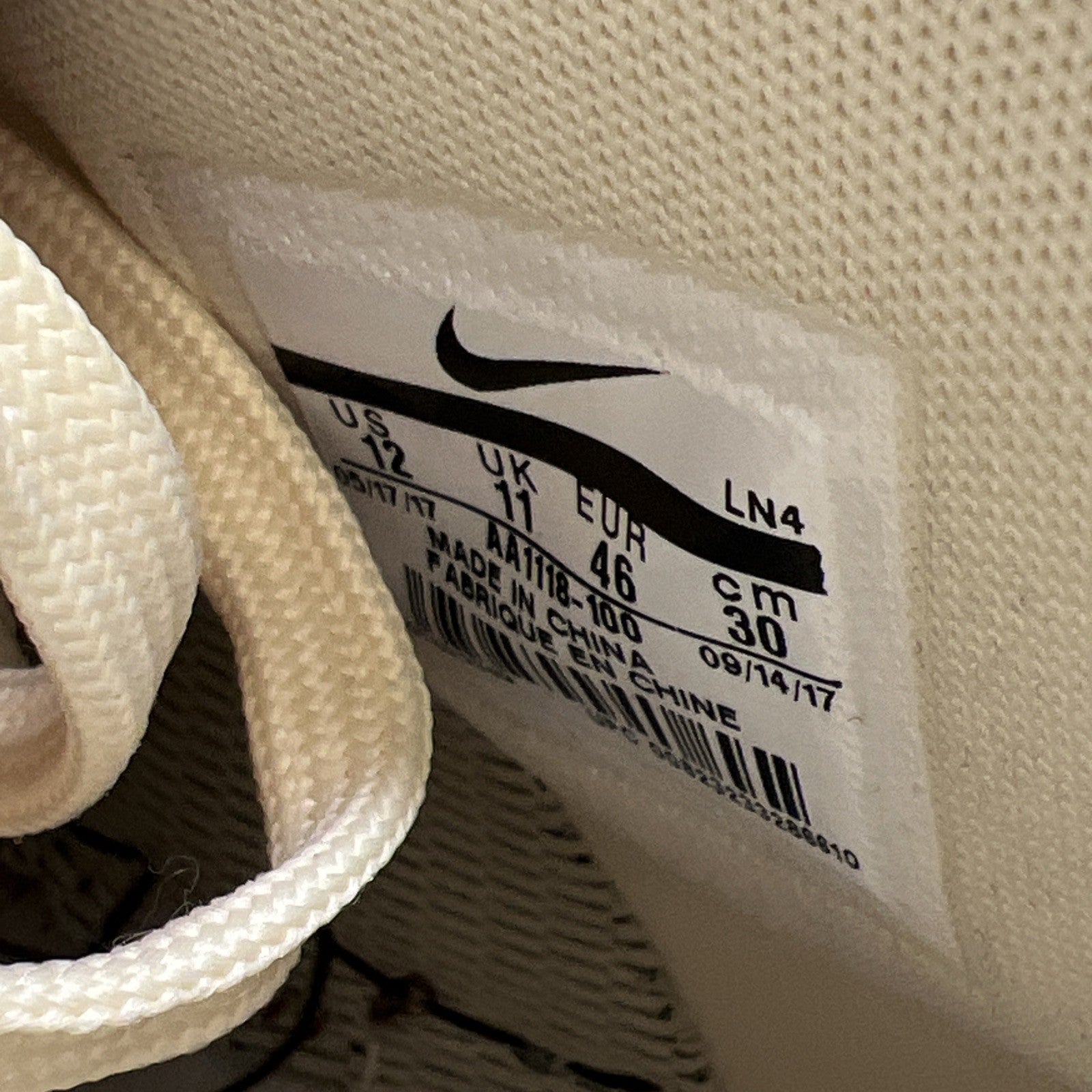 Size 12 - Nike Air Force 1 07 LV8 Suede High Mushroom (AA1118-100)
