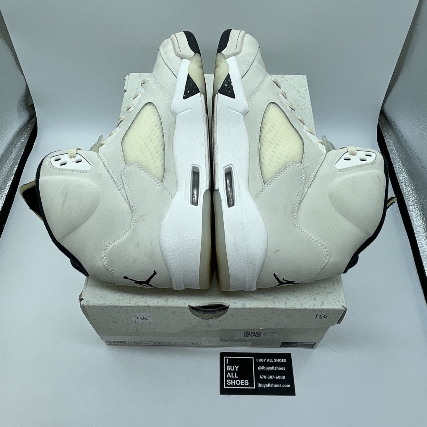Size 11.5 - Air Jordan 5 Retro SE Sail White Tan Black Suede (FN7405-100)