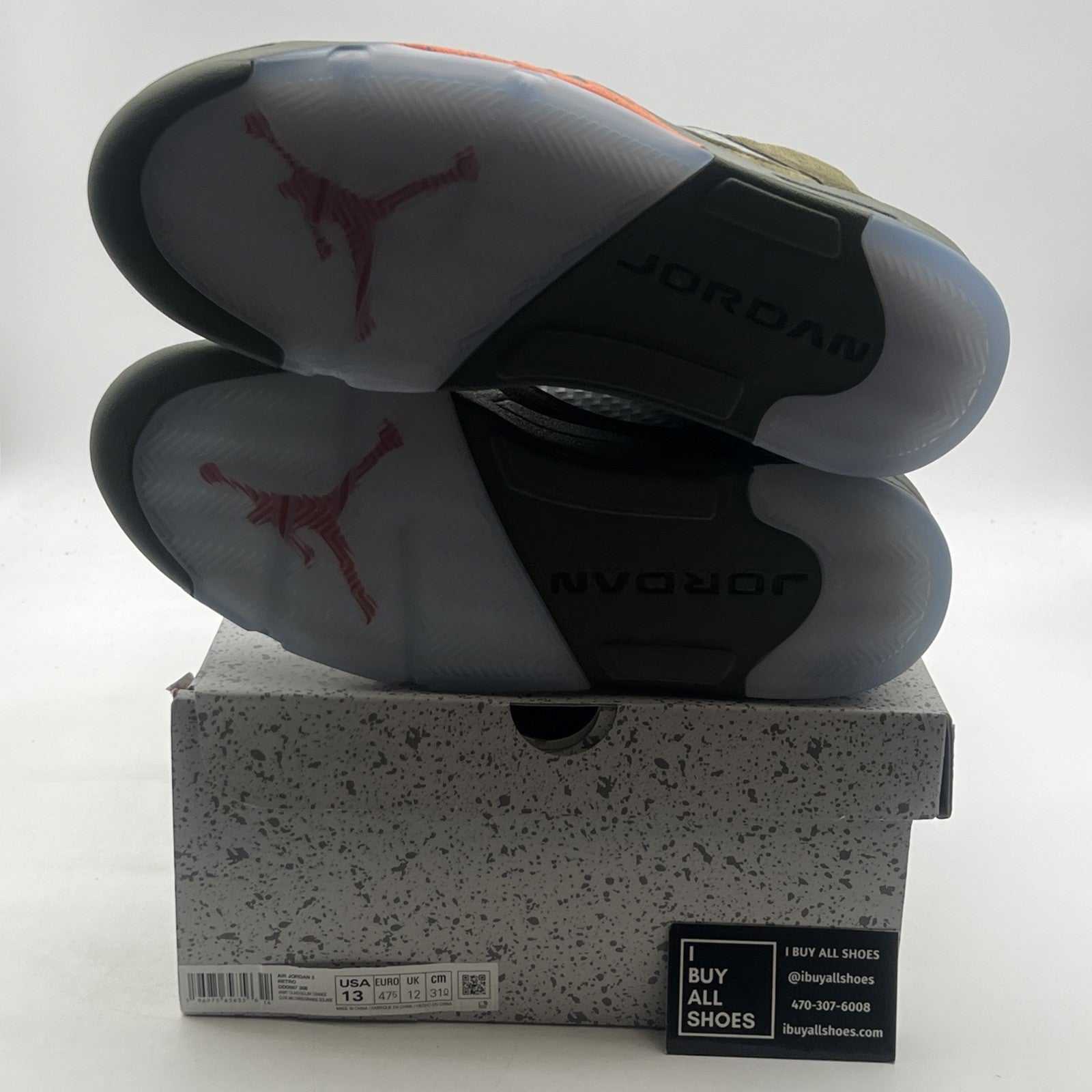Size 13 - Air Jordan 5 Retro 2024 Olive (DD0587-308)
