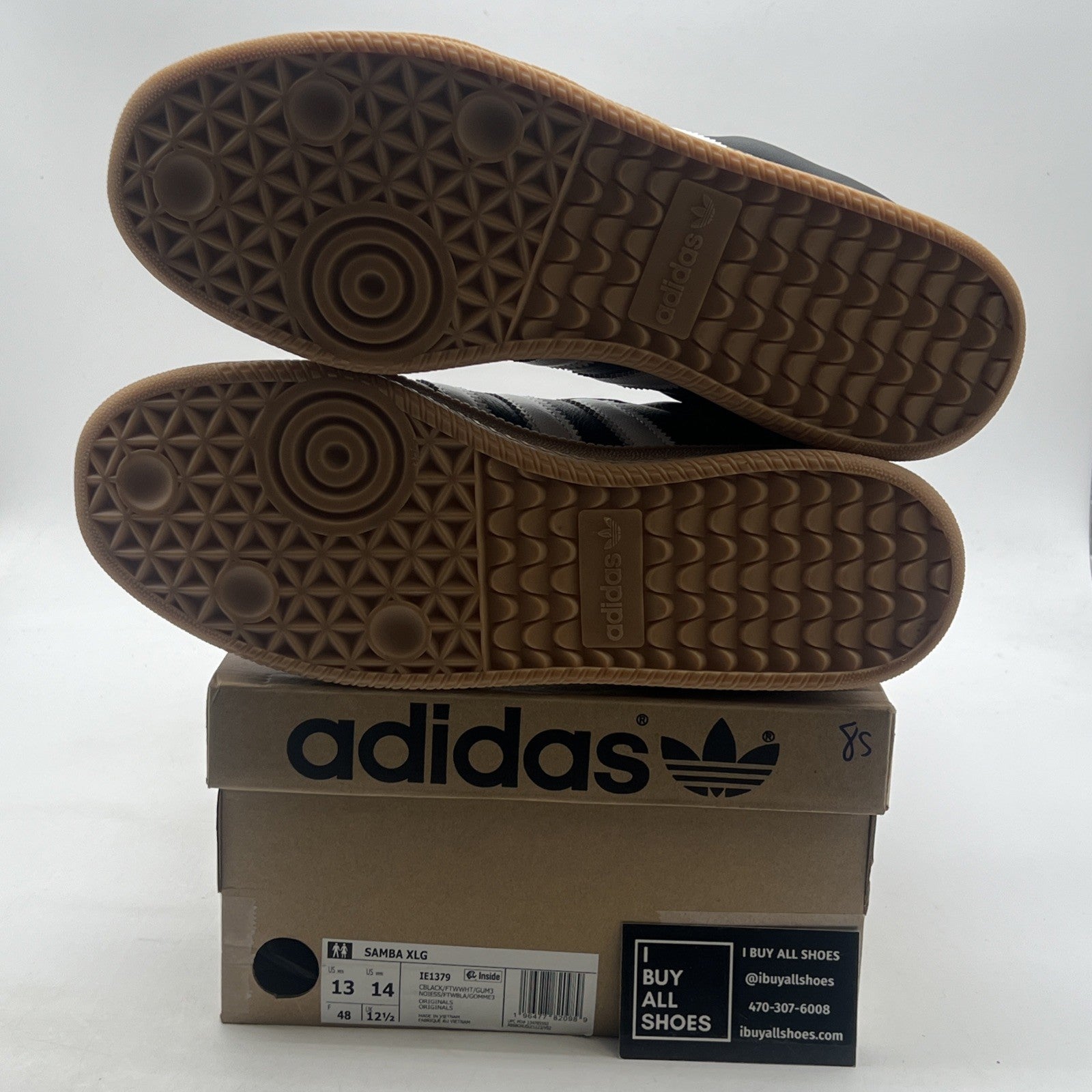 Size 13 - adidas Samba XLG Black White Gum (IE1379)