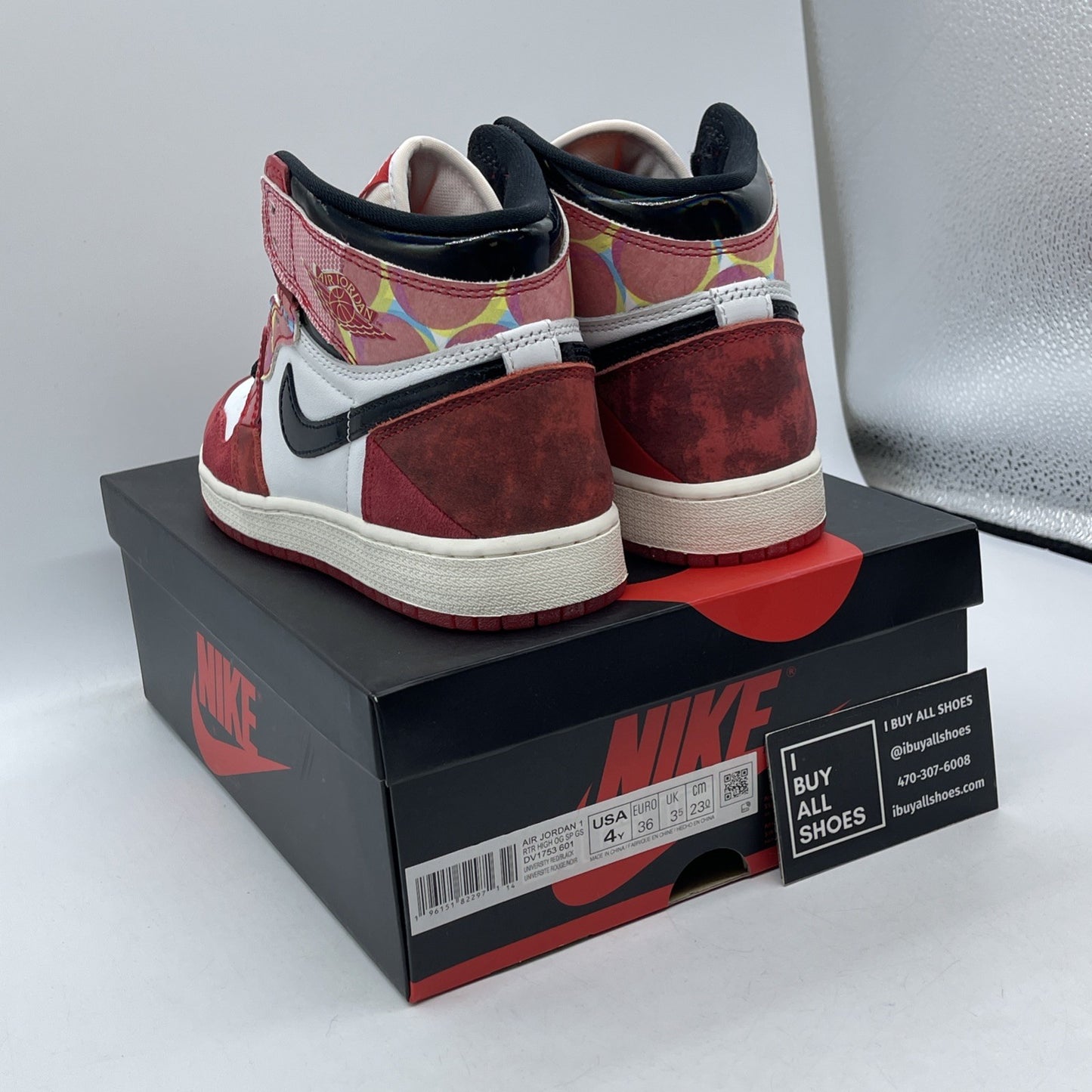 Size 4Y - Jordan 1 Retro OG x Marvel High Next Chapter Suede (DV1753-601)