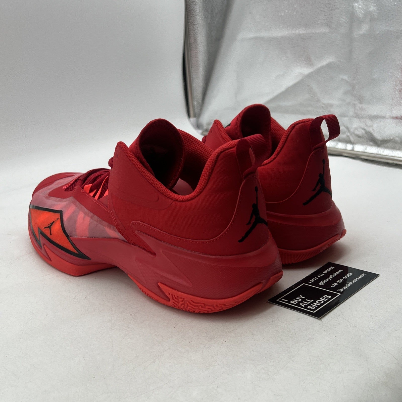 Size 14 - Nike Mens Jordan One Take 3 Red Basketball Shoes (DC7701-606)