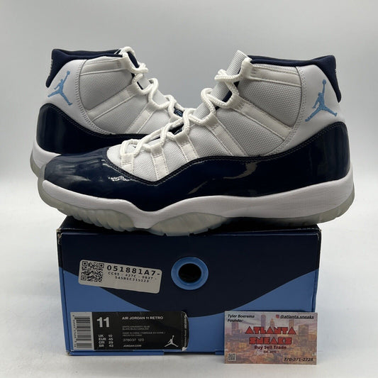 Size 11 - Jordan 11 Retro High Win Like '82 White Leather (378037-123)