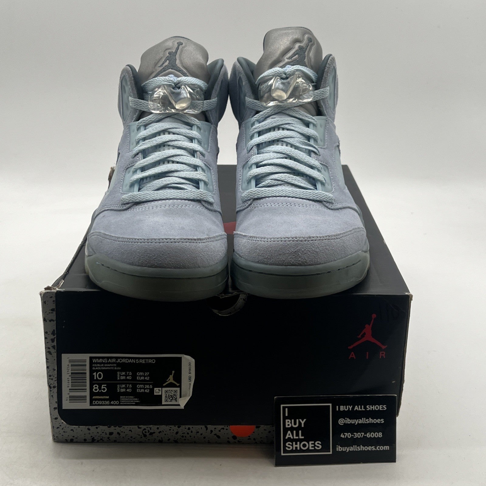 Size 10 - Air Jordan 5 Retro Blue Bird W (DD9336-400)
