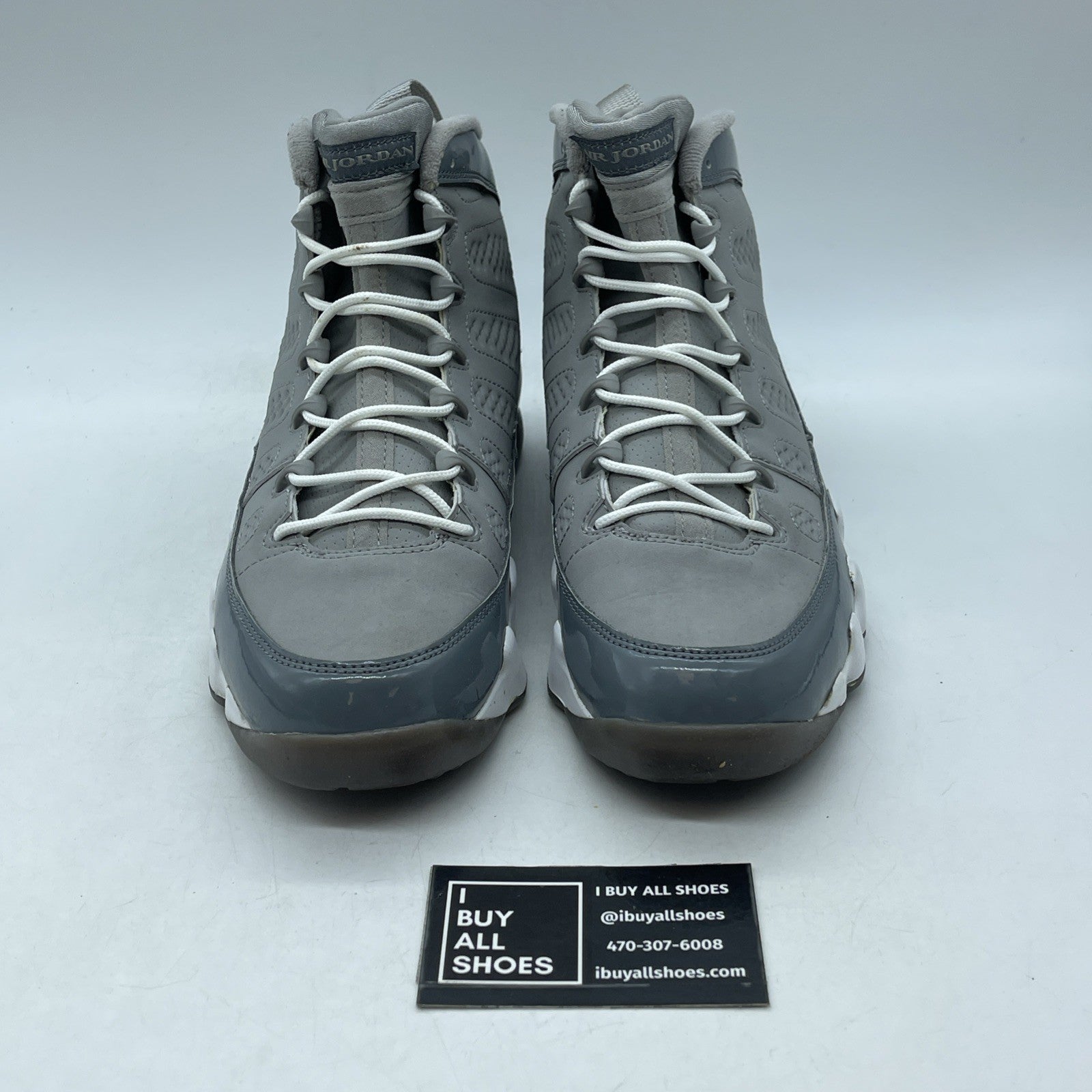 Size 7.5 - Air Jordan 9 Retro 2012 Cool Grey (302370-015)