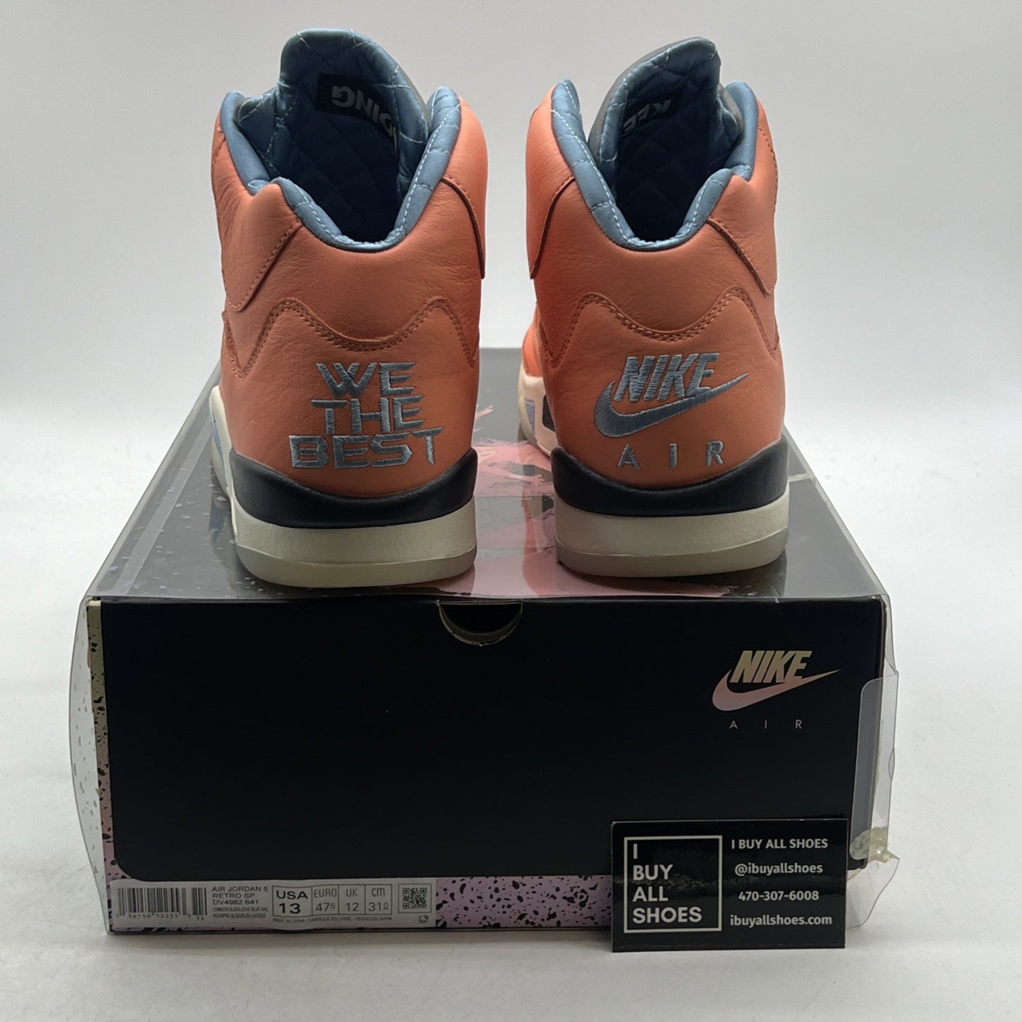 Size 13 - Jordan 5 Retro x DJ Khaled Mid We The Best - Crimson Bliss DV4982-641