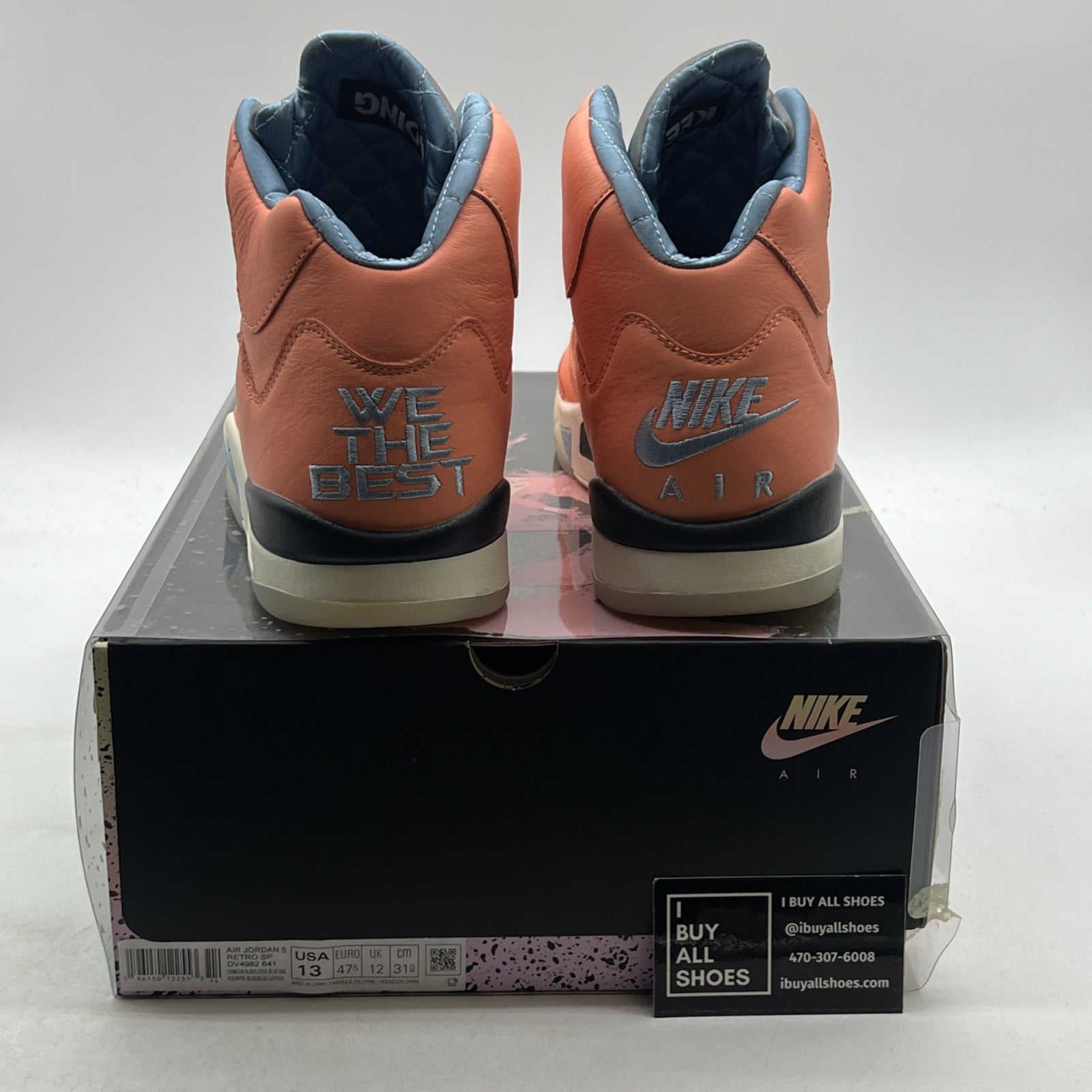 Size 13 - Jordan 5 Retro x DJ Khaled Mid We The Best - Crimson Bliss DV4982-641